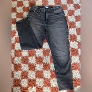 Good American Faded Black/Gray Denim Jeans